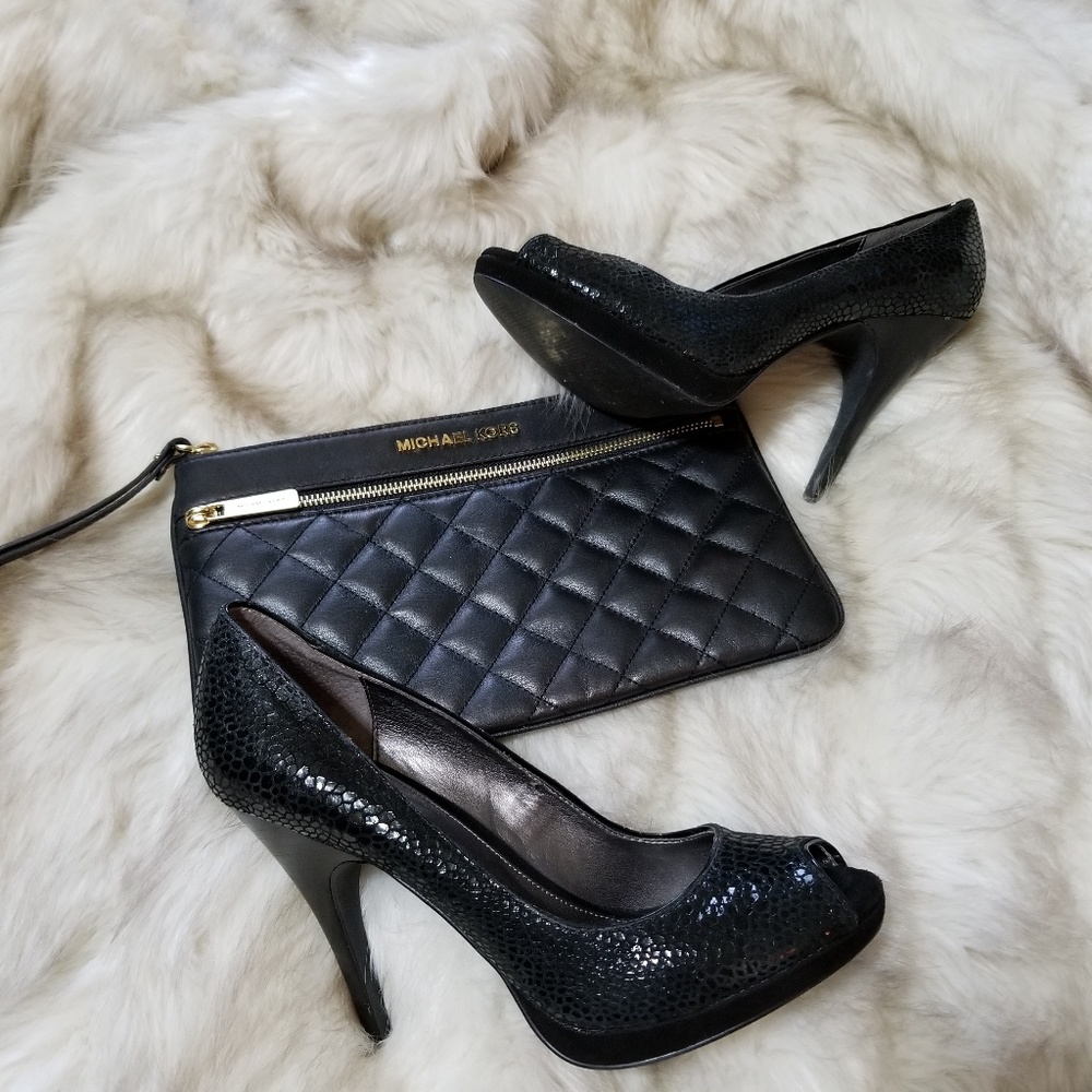 Calvin Klein Peep Toe Heels